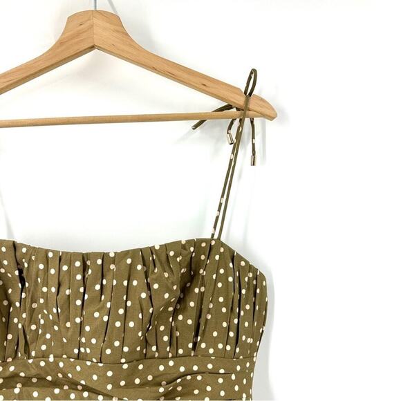 Significant Other Edie Polka Dot Cotton Mini Dress Sz 10 - Picture 11 of 13